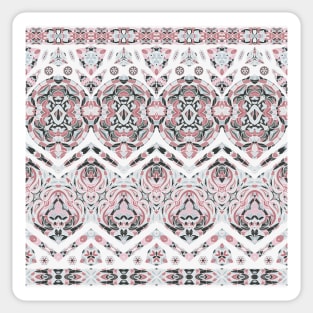 Ethnic patterns in oriental style. Sticker